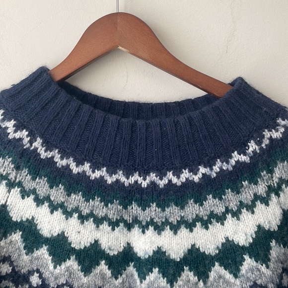 Banana Republic vintage sweater blue and white women size medium - Picture 2 of 6